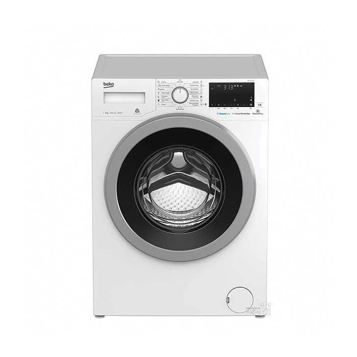 غسالة ملابس بيكو سعة 8 كجم | بقوة 500 واط 1400 دورة في الدقيقة | 15 برنامج غسيل متنوع | اللون الأبيض - موديل WTV8736XW (ضمان لمدة عام)