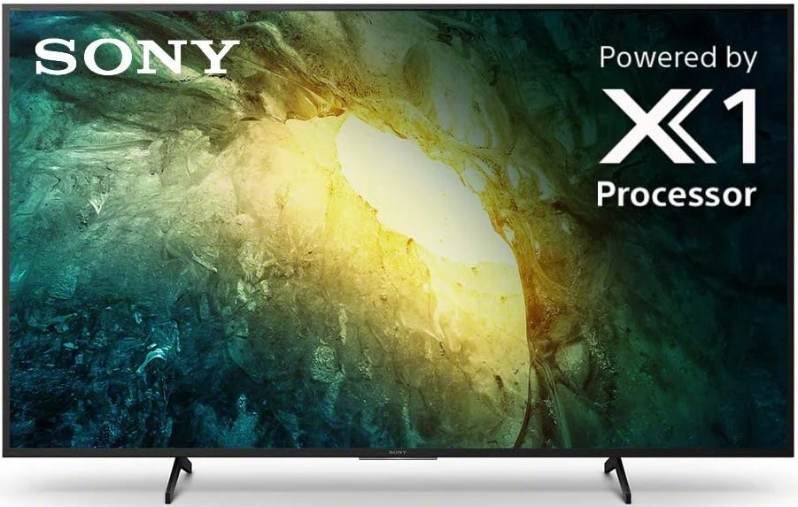 تلفزيون سوني برافيا 55 بوصة 4K ذكي الترا اتش دي | نظام سمارت اندرويد ونتفليكس ومساعد جوجل للبحث الصوتي | قوة 118 واط | اللون الأسود - موديل KD-55X7500H