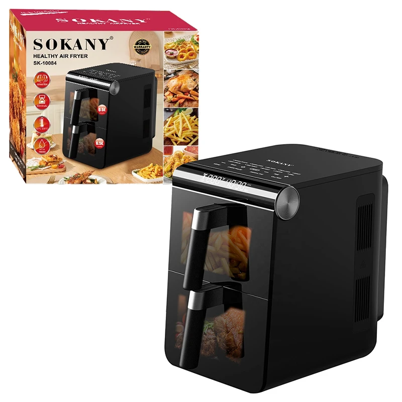 قلاية هوائية رقمية سوكاني – 13 لتر، 1700 واط، طهي صحي بدون زيت SK-10084