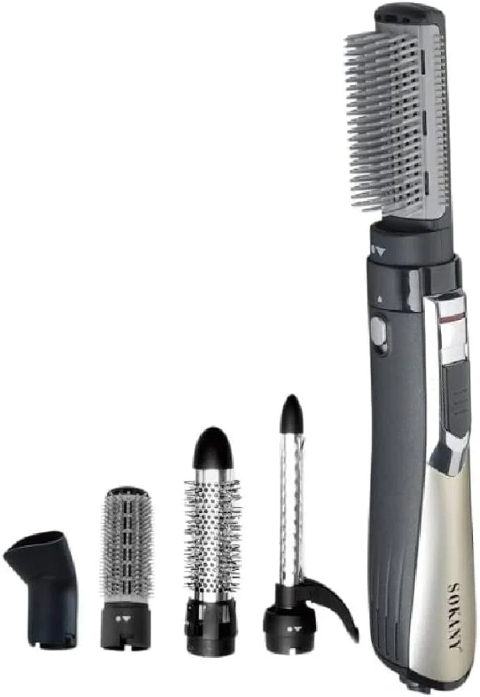 استشوار / مصفف شعر سوكاني – 1000 واط، 4 في 1 مع ملحقات متعددة، تجفيف وتصفيف وتنعيم HB-835-4