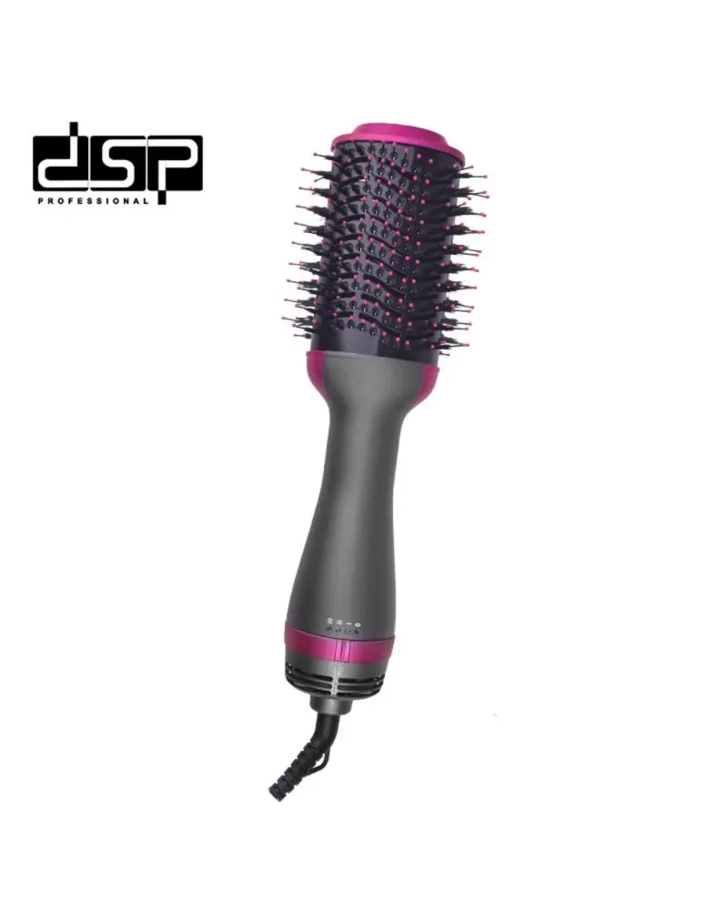استشوار تصفيف وتجفيف الشعر 2 في 1 من دي اس بي – قدرة 1000 واط، فرشاة تصفيف حرارية، تصميم احترافي – موديل 50052