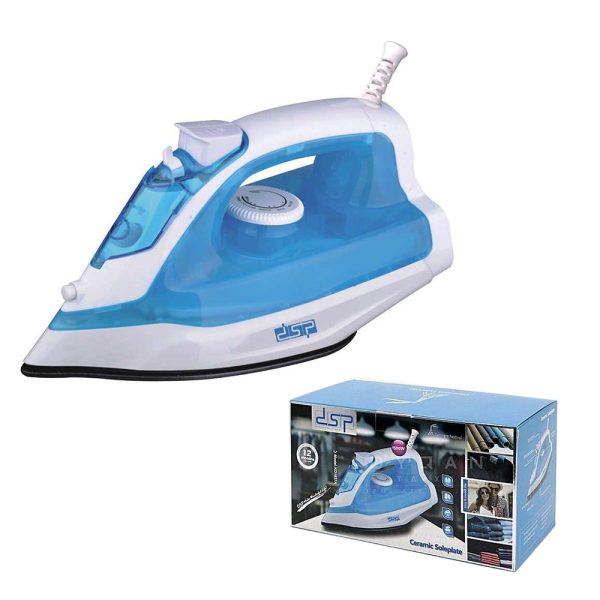 مكواة البخار اليدوية دي إس بي | قوة 1500 واط لإزالة تجاعيد فورية | تسخين سريع وتصميم محمول للسفر والمنزل - الموديل KD1037
