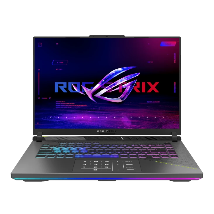 لابتوب ASUS ROG Strix G16 G614PR – شاشة 16 بوصة 165Hz | معالج AMD Ryzen 9 8940HX، رام 16GB DDR5، تخزين 1TB SSD، كرت شاشة RTX 5070 Ti 12GB – إصدار 2025