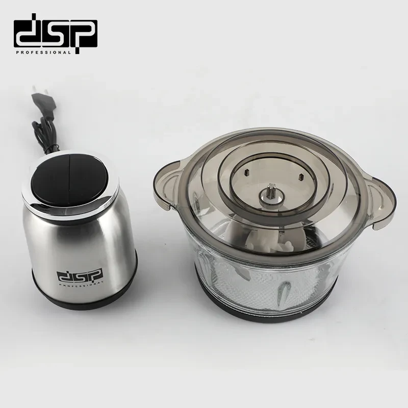 طحّانة طعام DSP – سعة 2 لتر، قدرة 250 واط، وعاء زجاجي  KM4102