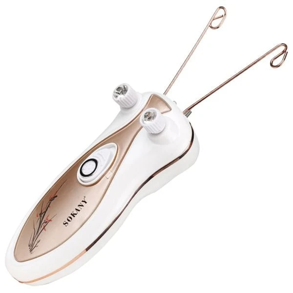 جهاز نزع الشعر بخيط Sokany – تقنية خيوط دوّارة، مناسب للوجه والمناطق الدقيقة، بطارية قابلة لإعادة الشحن Sokany SK-1902