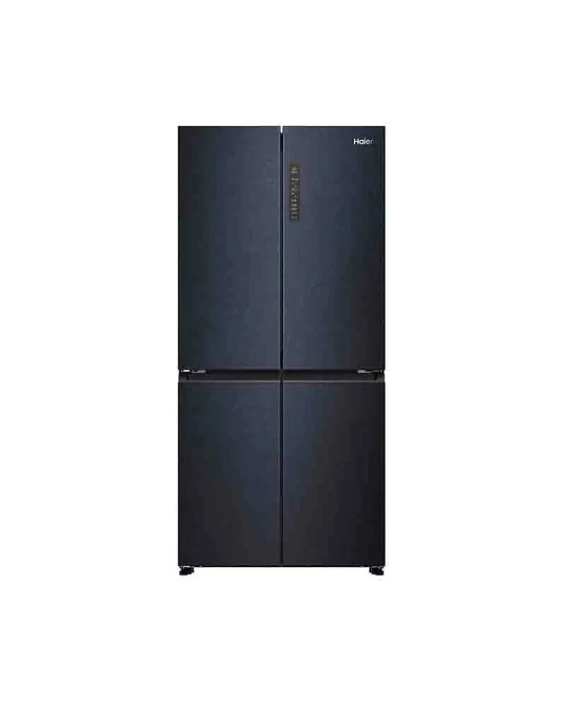 ثلاجة هاير سعة 468 لتر | بابين متجاورين | تبريد بالبخار | استهلاك اقتصادي 55 واط | نظام No Frost | تحكم رقمي | أرفف زجاج مقوّى | لون أنيق موديل HRF-525MB
