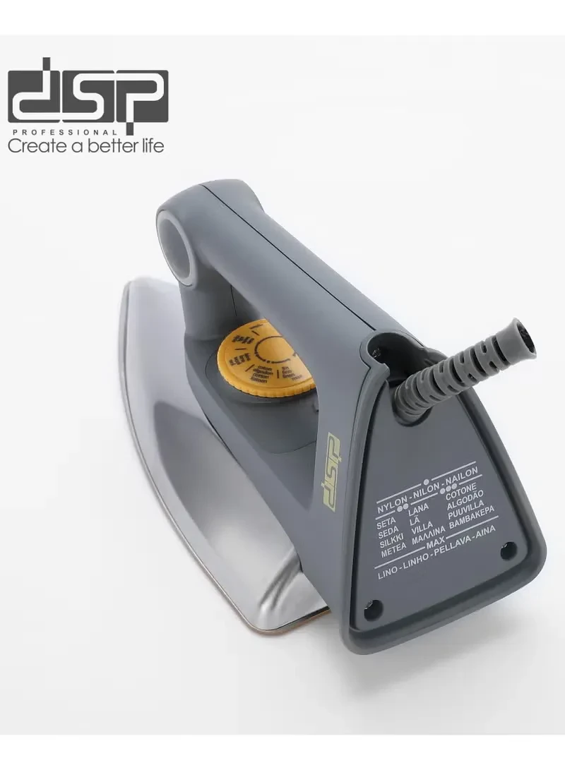 كاوية ملابس دي اس بي – قدرة 1200 واط، لوحة غير لاصقة، تحكم بدرجات الحرارة موديل KD1177