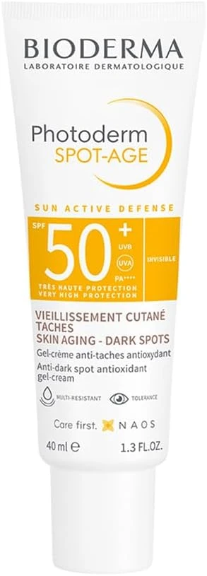 بيوديرما فوتوديرم سبوت-إيدج كريم واقي شمسي  بعامل حماية SPF50+ مضاد للبقع والتجاعيد - 40 مل